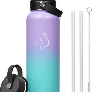 NEW!! 40oz Insulated Water Bottle, Stainless Steel Double Wall Water Flask